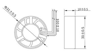 MFD3010E Dimensions